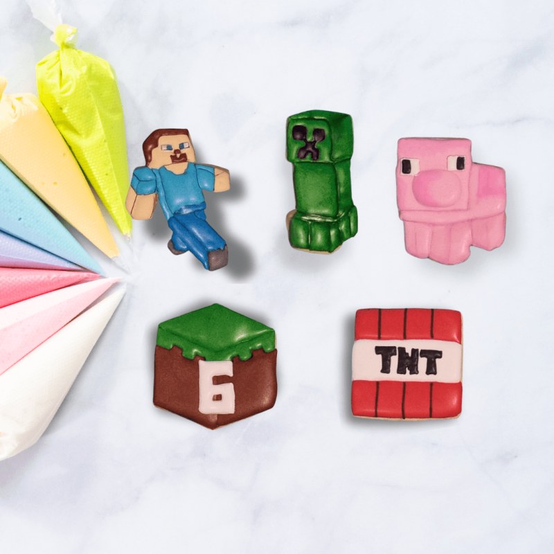 Minecraft Inspired Cookies