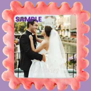 Personalised Stamp Photo Cookie