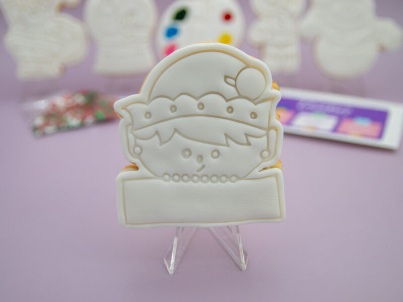 Elf fondant DIY painting cookie